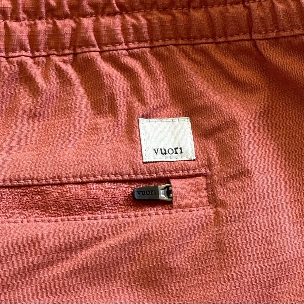 Vuori Women’s Vintage Ripstop Cotton Shorts Cinnamon Size L EUC - Picture 9 of 9